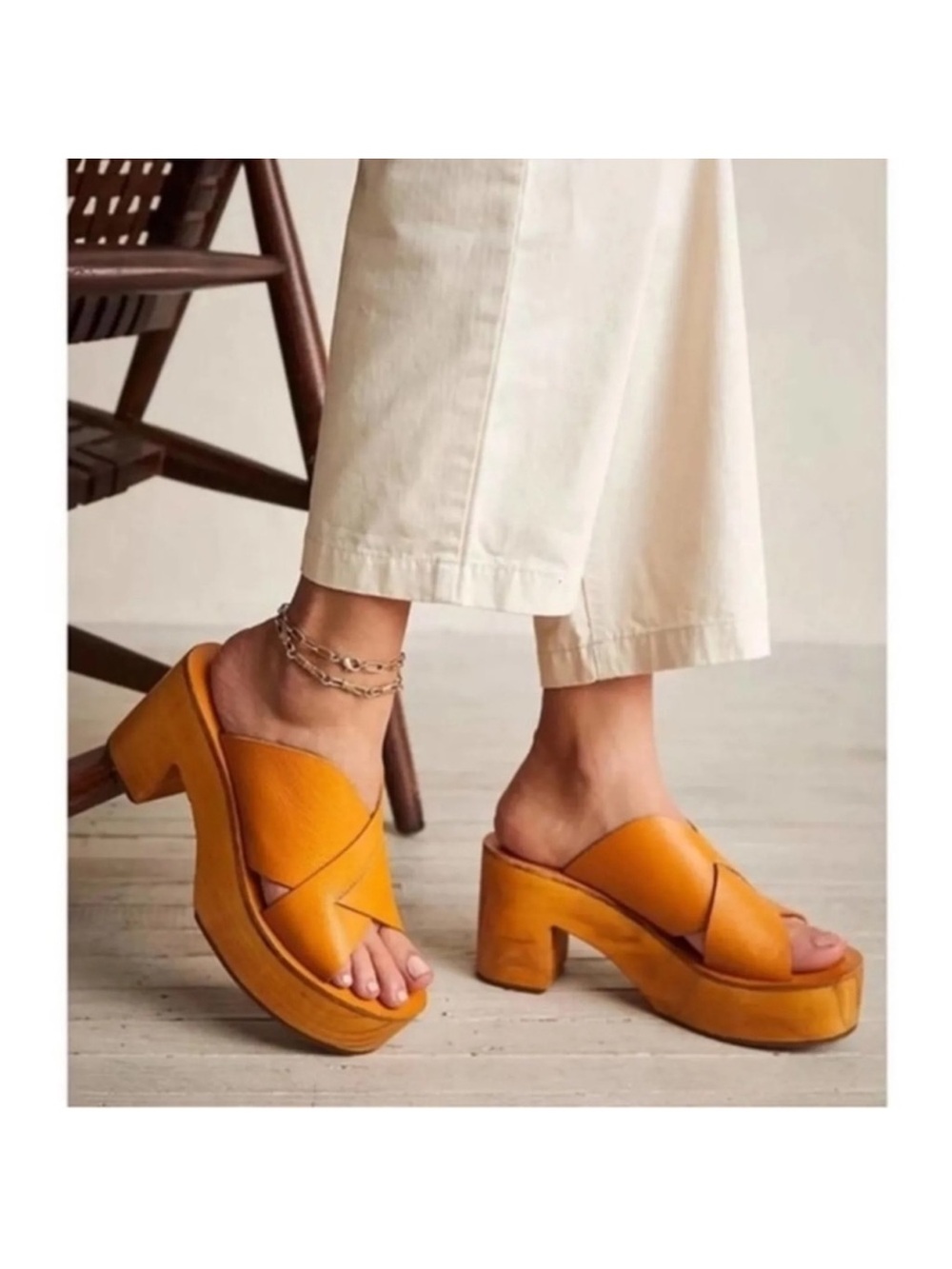 Free People Kora Platform Clog size 39